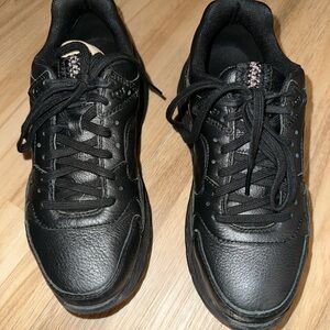 UGG CA805 Black Leather Sneakers